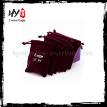 Fashion style velvet pearl pouch with low price